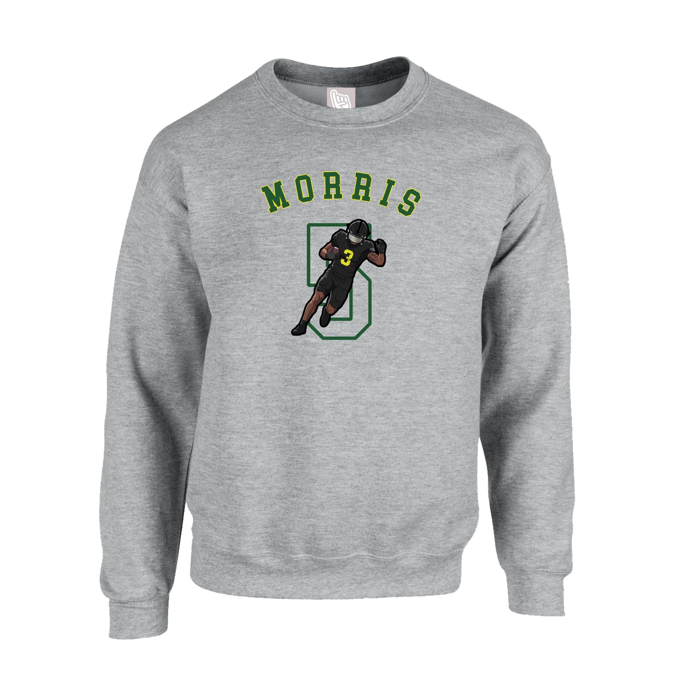 Fleece Crew — Shirsey Arch in Grey