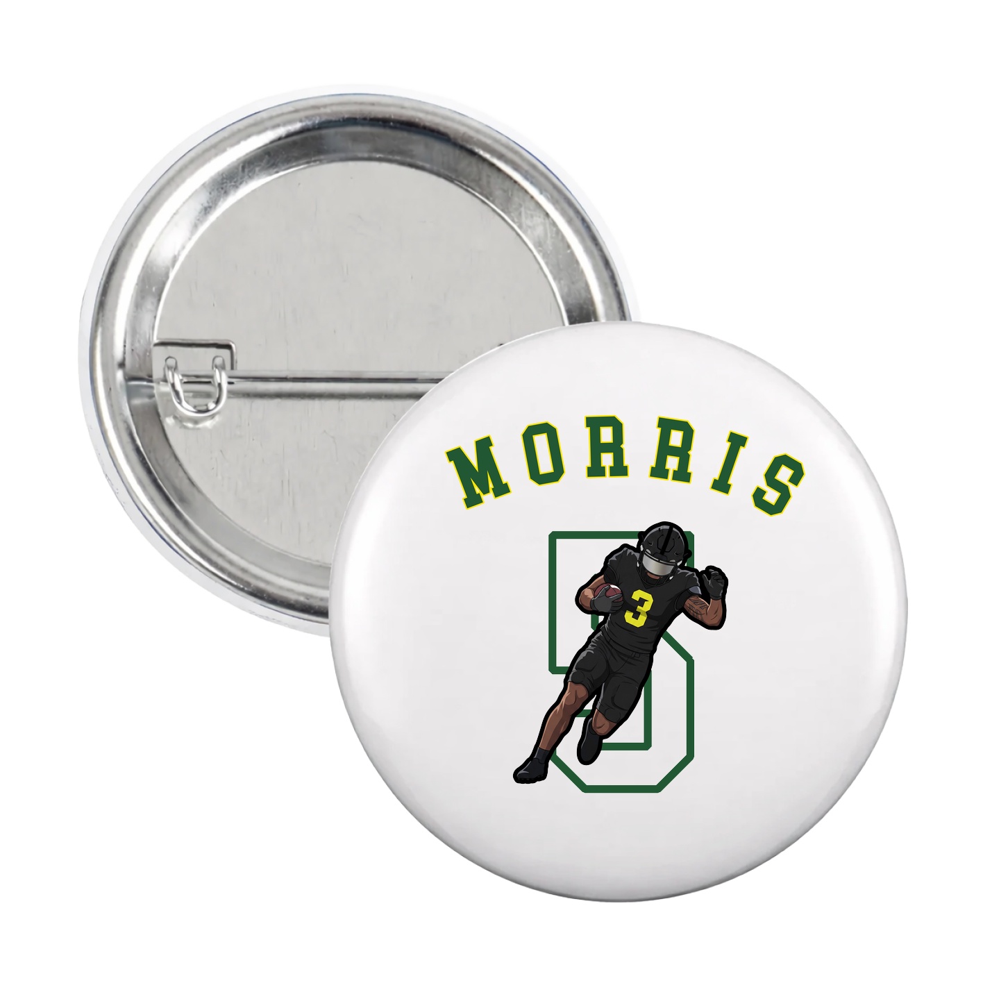 Game Day Button — Shirsey Arch in White
