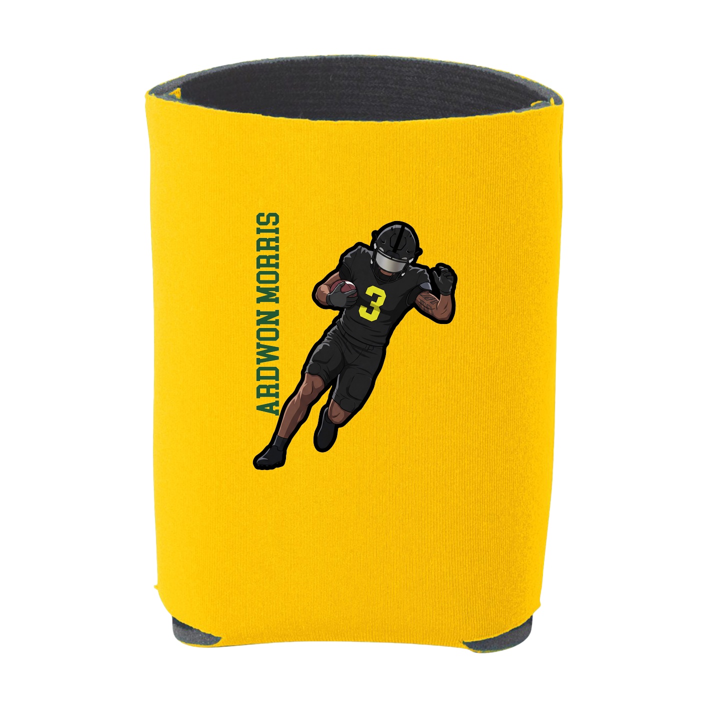 Can Holder — Name Vertical in Yellow