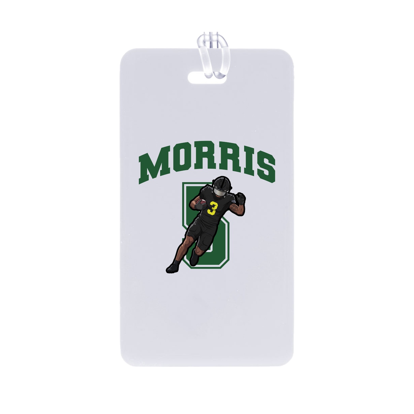 Bag Tag — Number in Classic