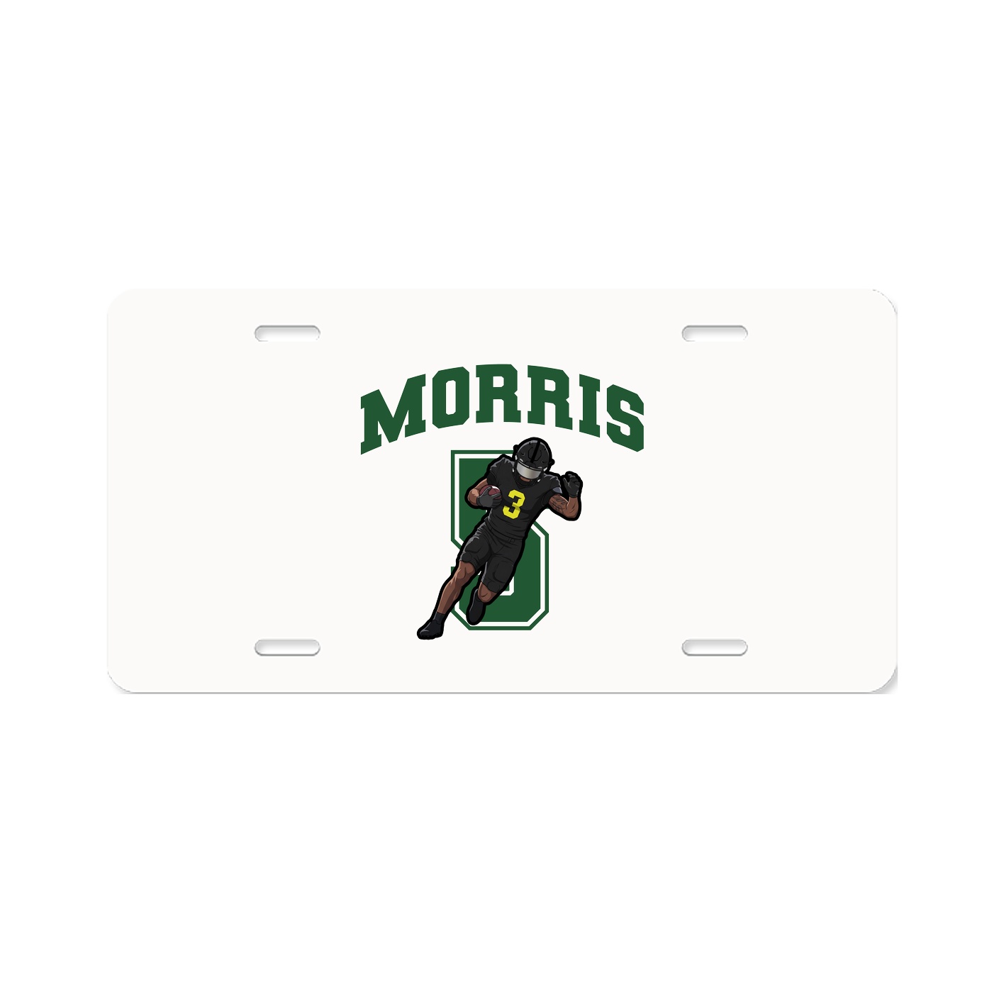 License Plate — Number in Classic