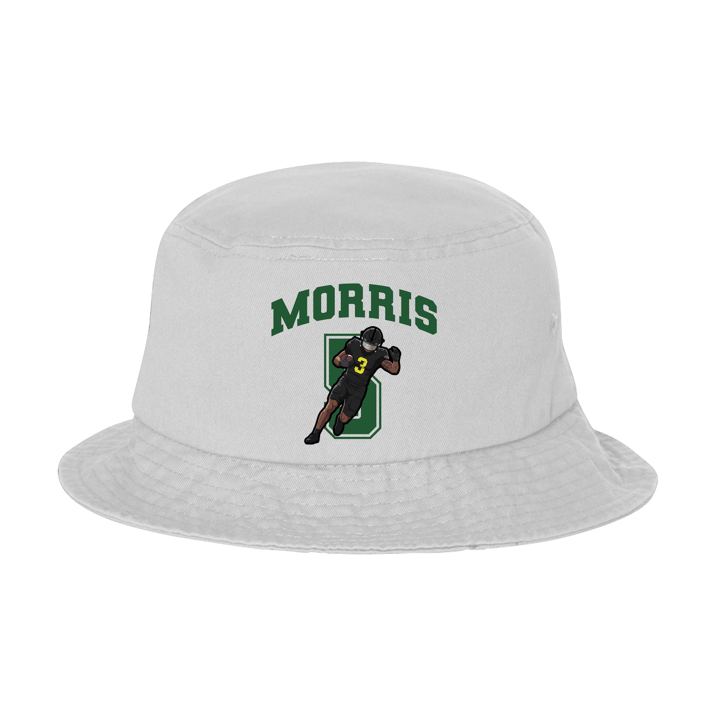 Bucket Cap — Number in White
