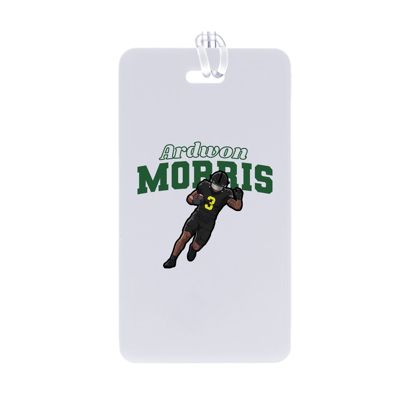 Bag Tag — Name Arch in Classic