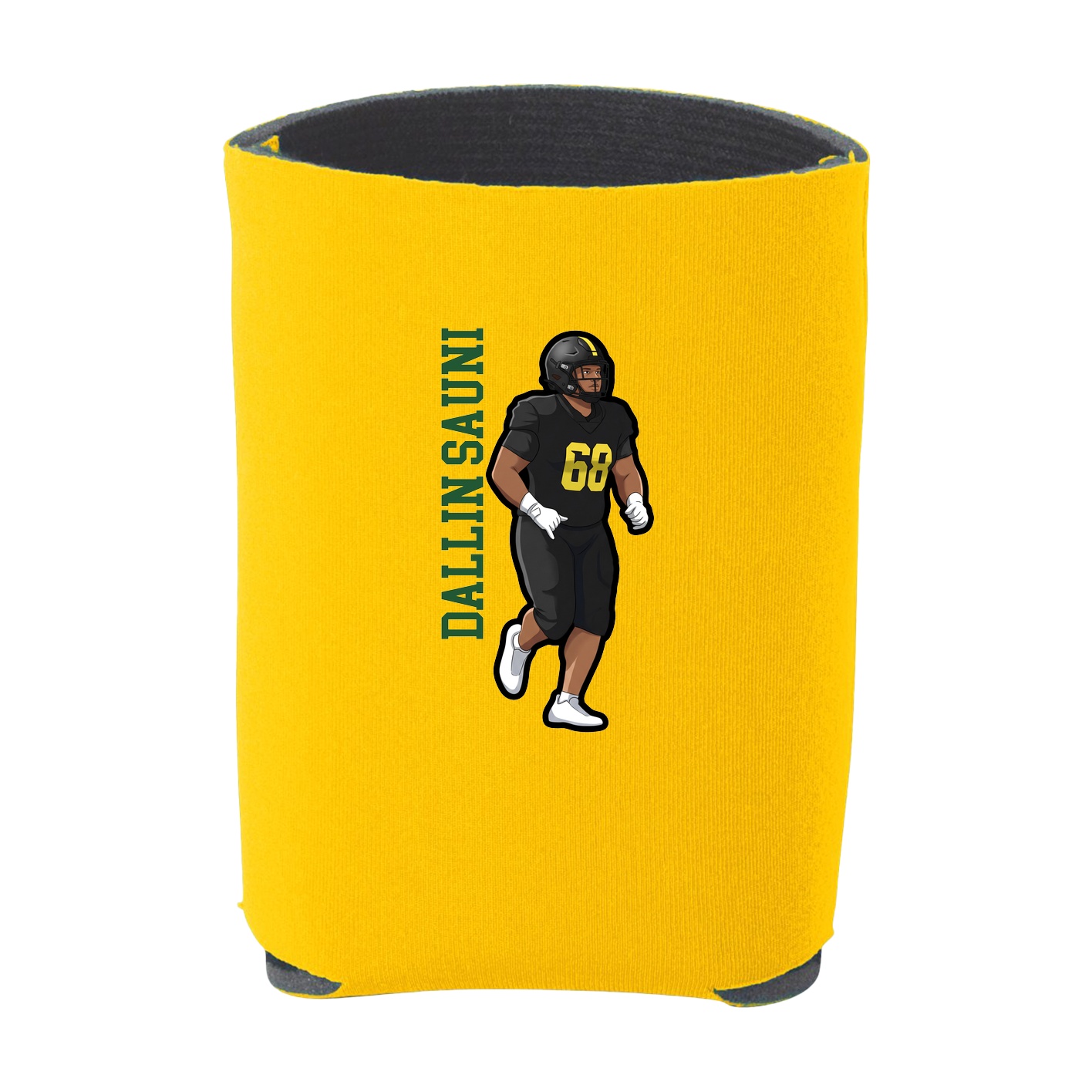 Can Holder — Name Vertical in Yellow