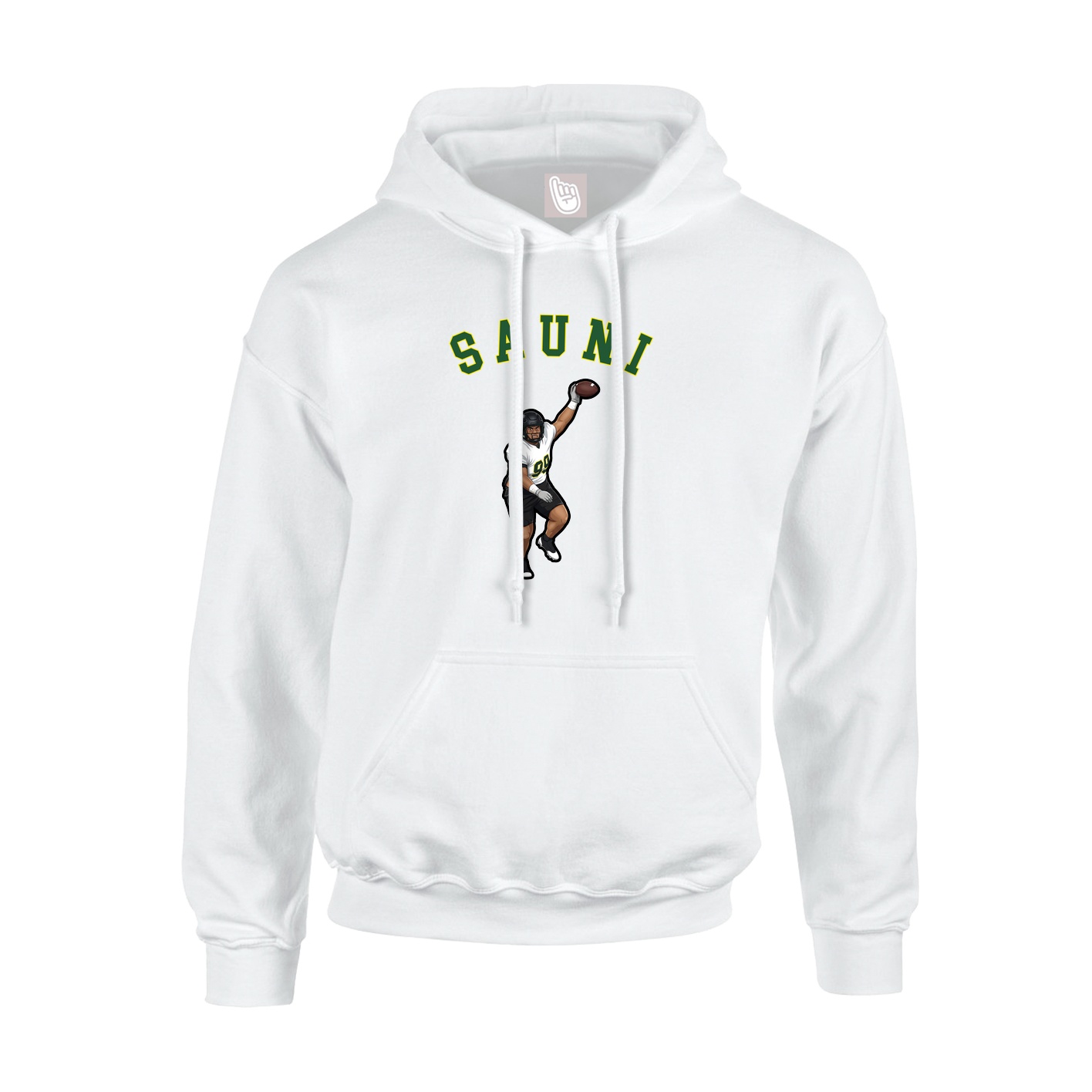 Youth Hoodie — Shirsey Arch in White