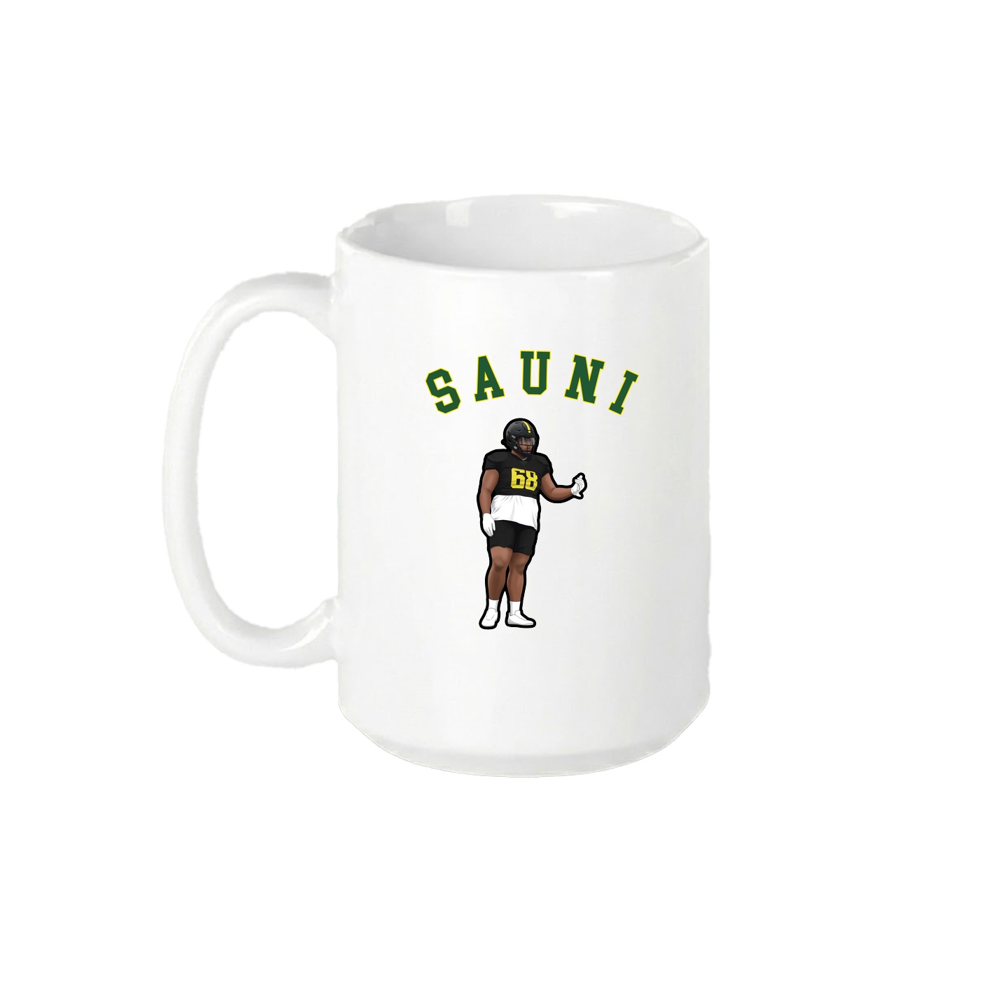 15oz Coffee Mug — Shirsey Arch in White