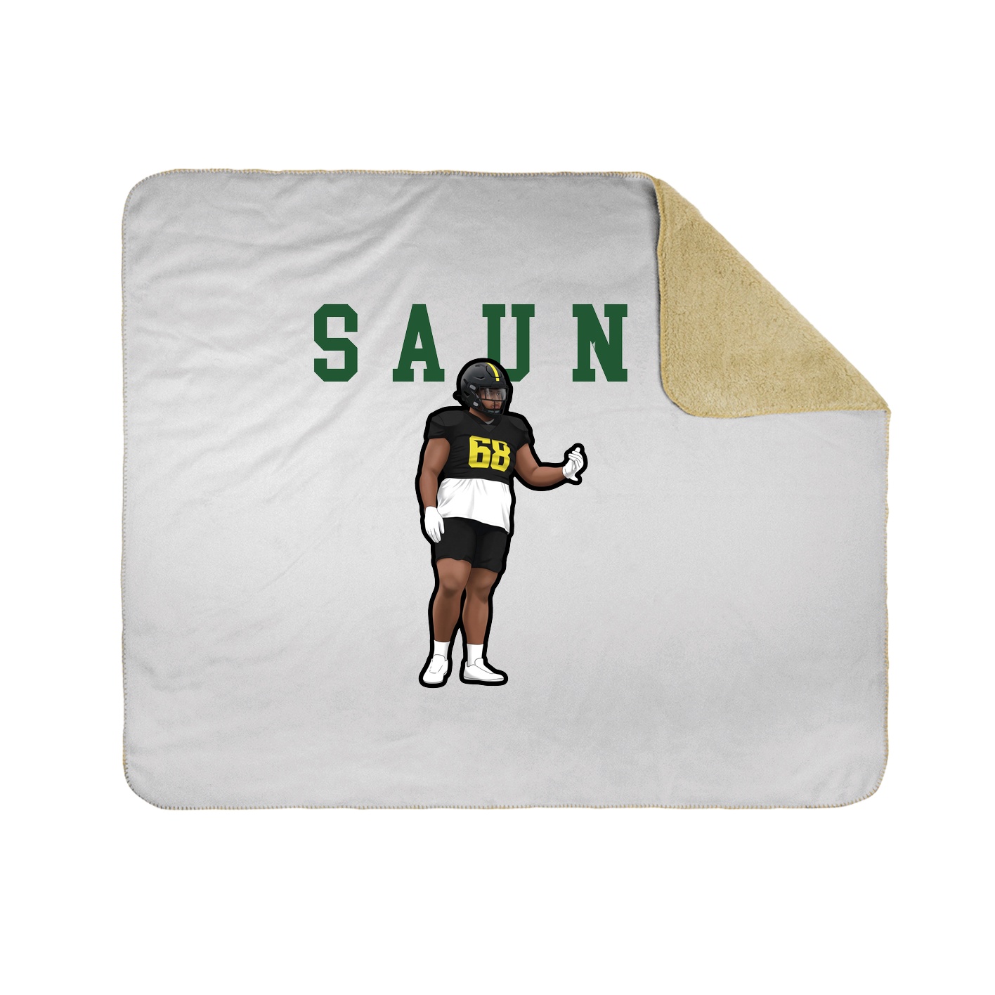 Throw Blanket — Shirsey in White