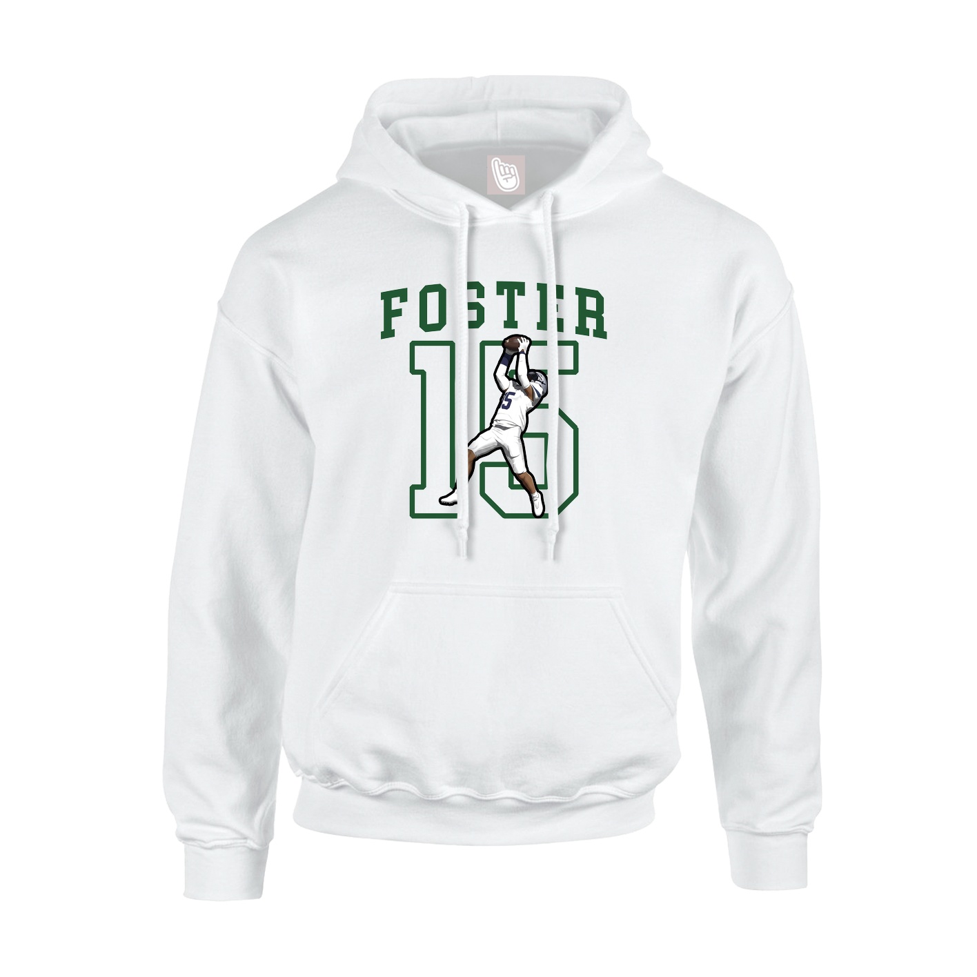 Youth Hoodie — Shirsey in White