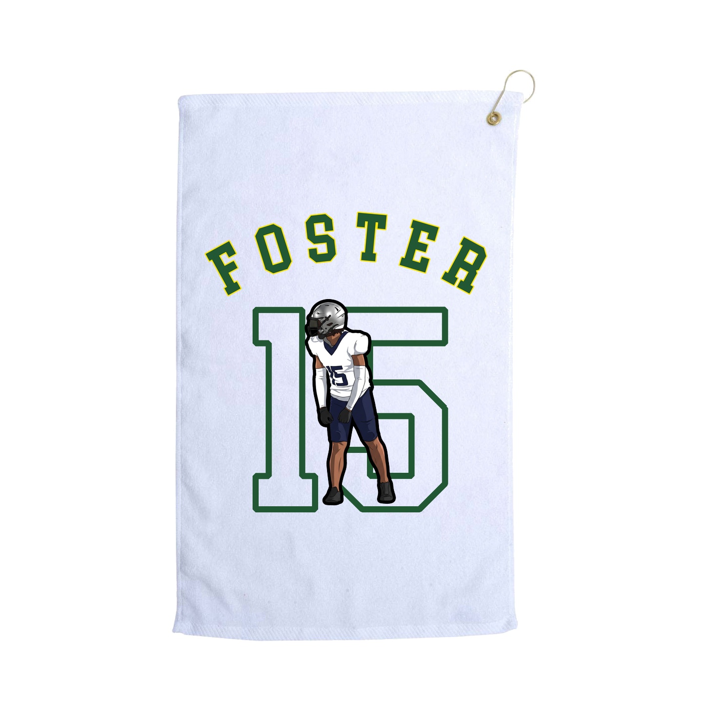 Golf Towel — Shirsey Arch in White