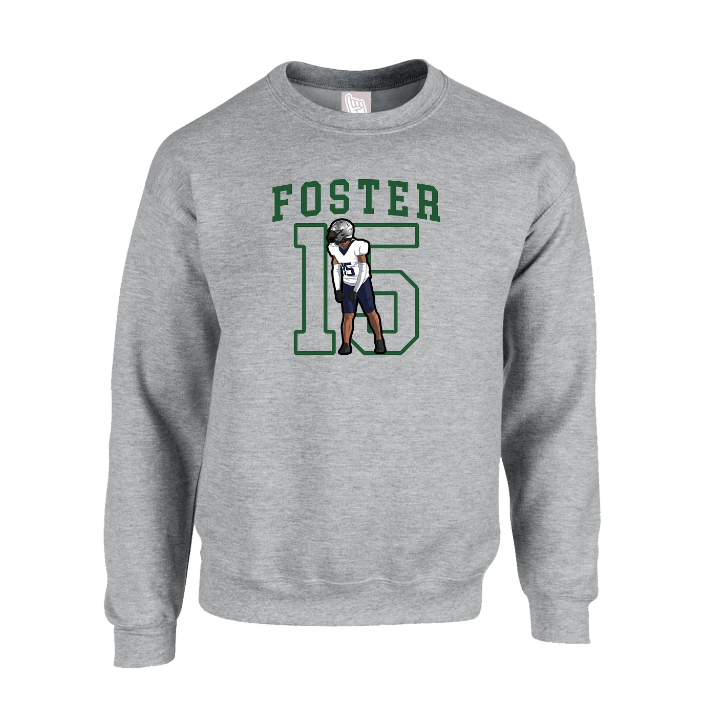 Fleece Crew — Shirsey in Grey
