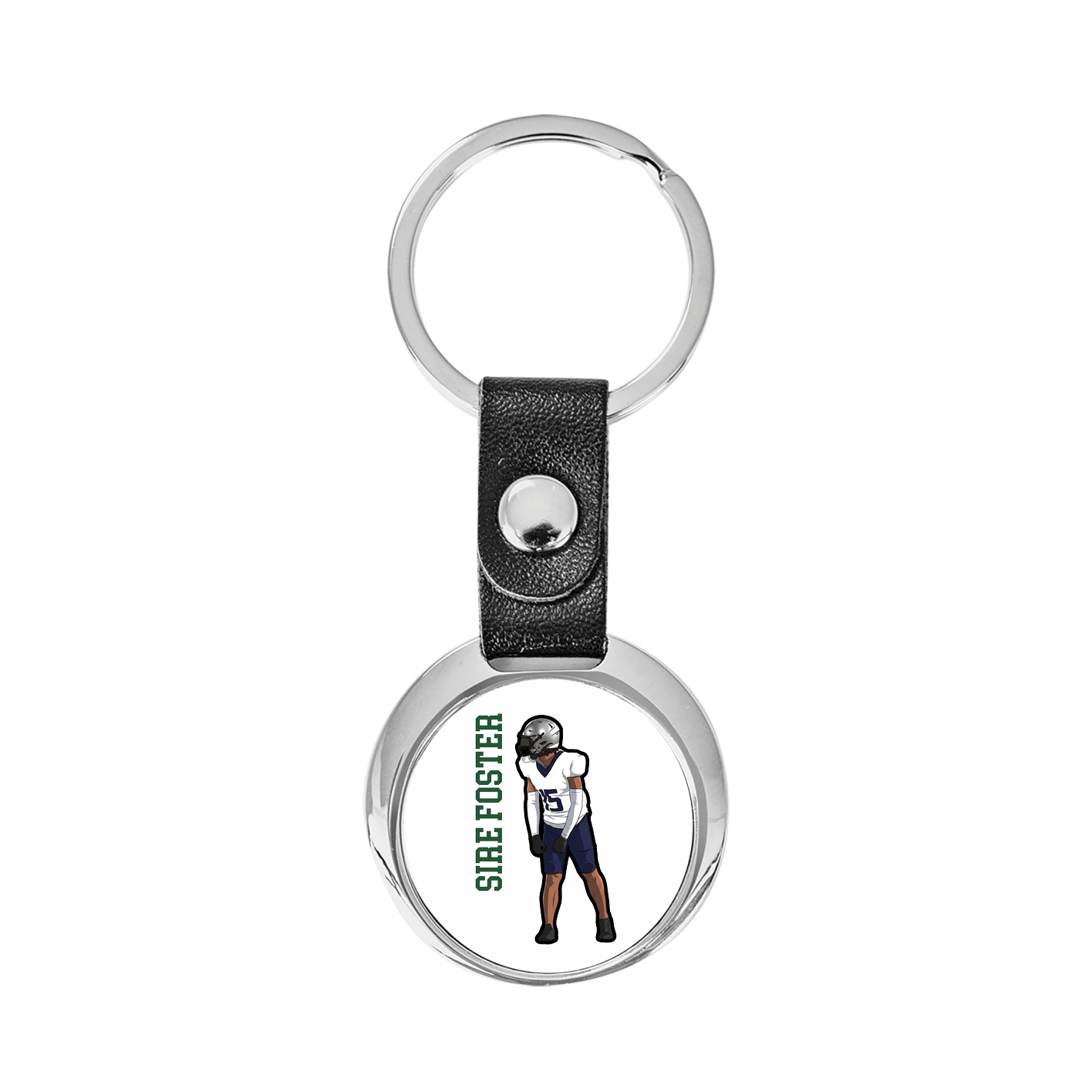 Key Chain — Name Vertical in Classic