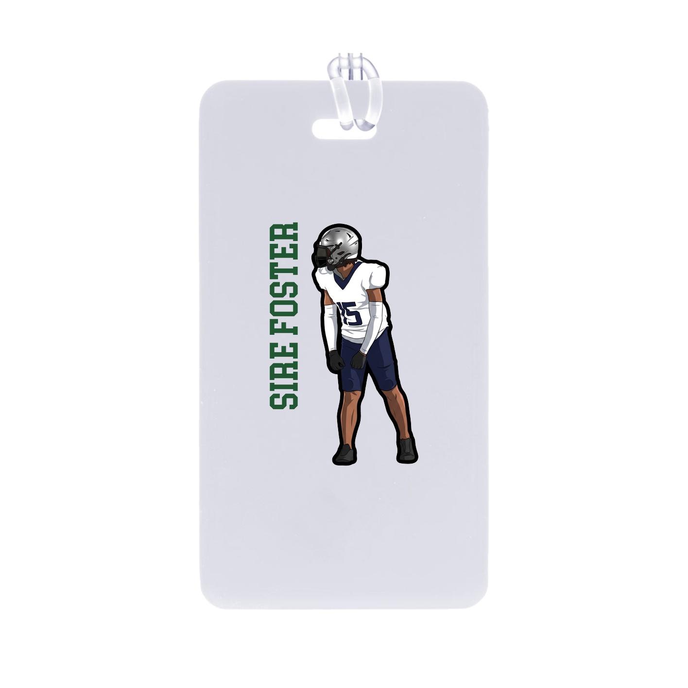 Bag Tag — Name Vertical in Classic