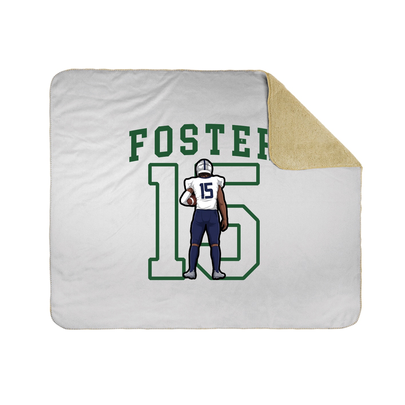 Throw Blanket — Shirsey in White