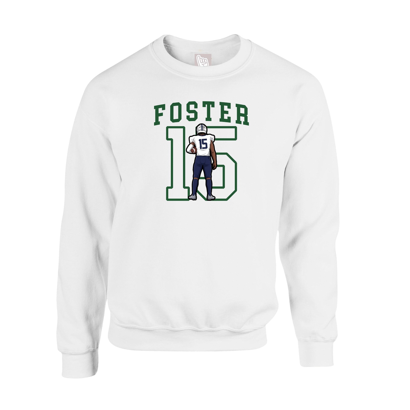 Fleece Crew — Shirsey in White