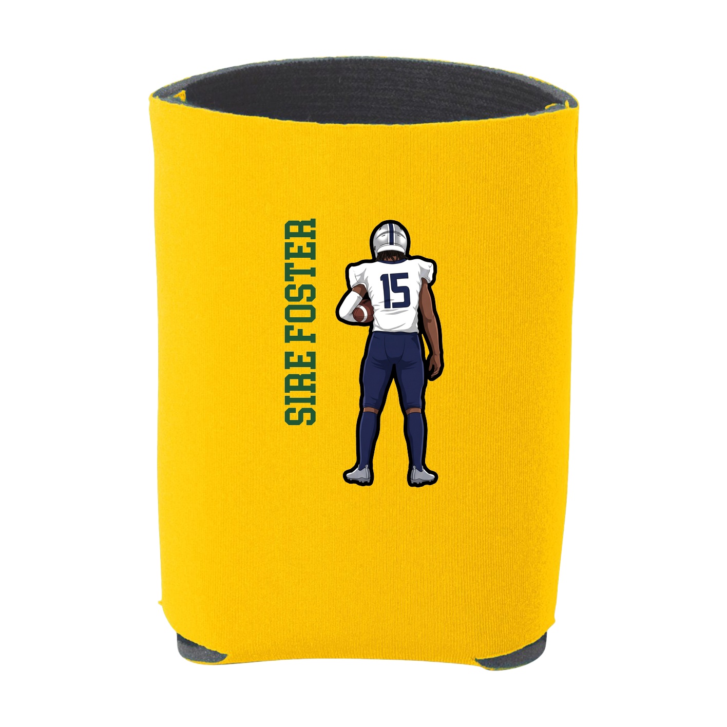 Can Holder — Name Vertical in Yellow