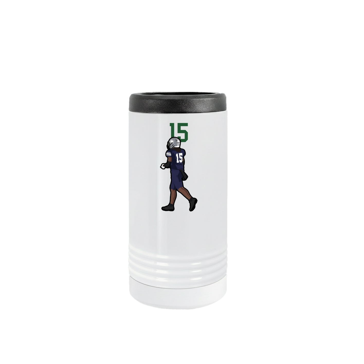 Slim Beverage Holder — Number Top in White