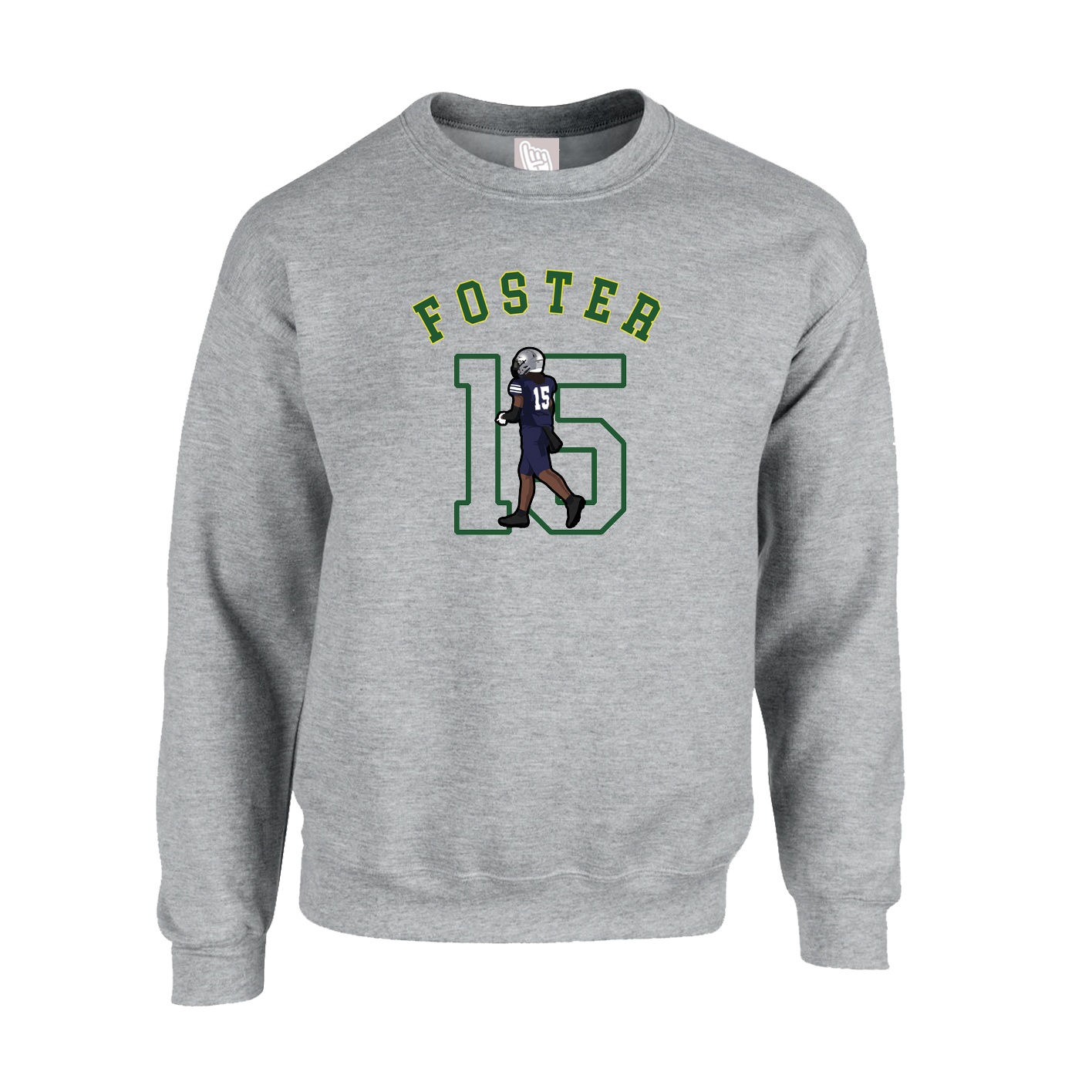 Fleece Crew — Shirsey Arch in Grey