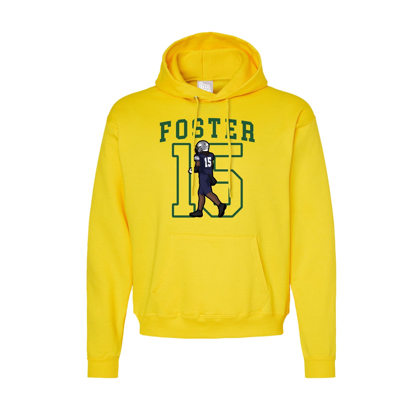 Hoodie — Shirsey in Yellow