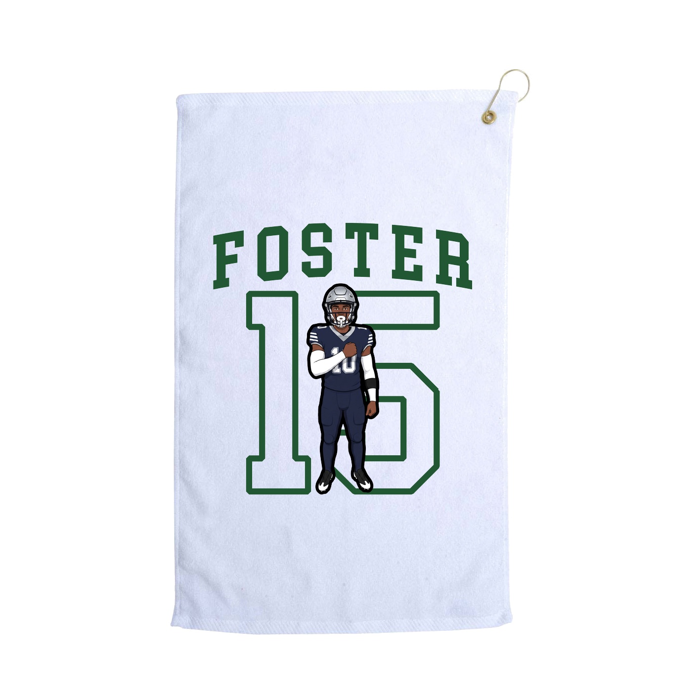 Golf Towel — Shirsey in White