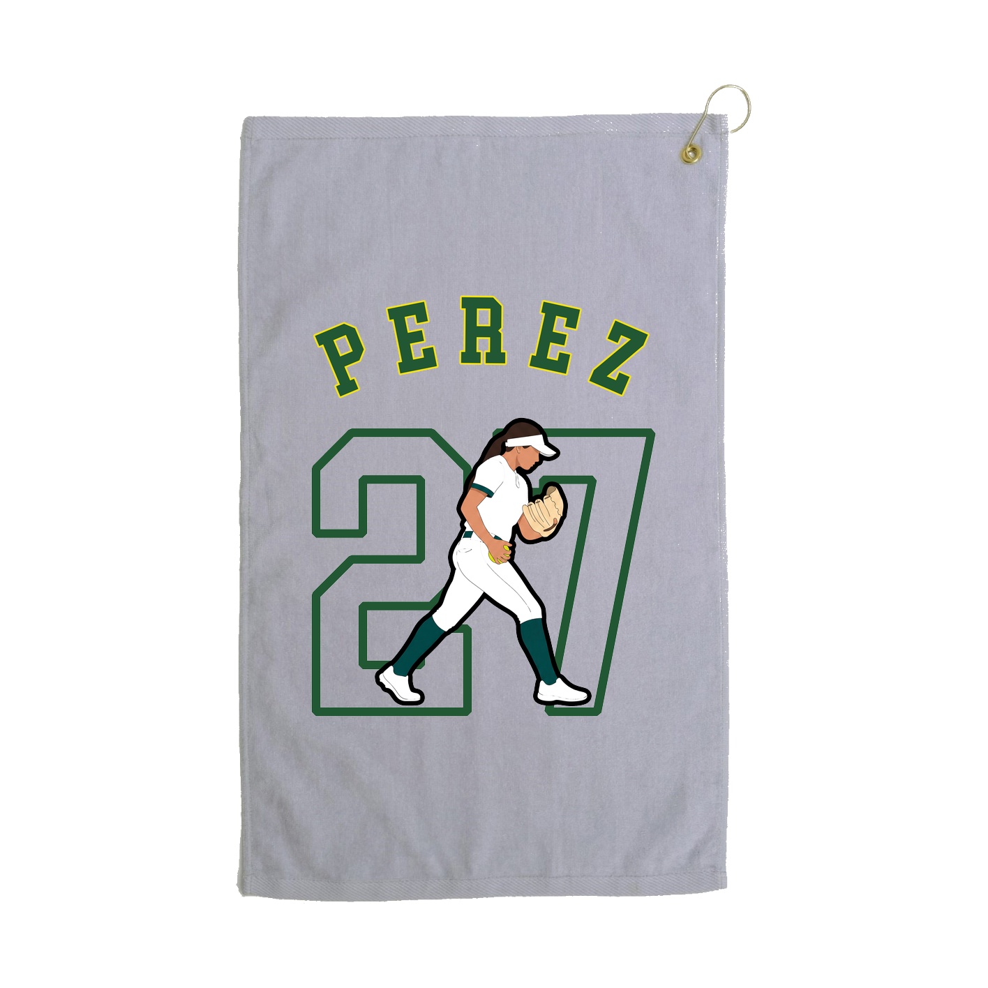 Golf Towel — Shirsey Arch in Grey