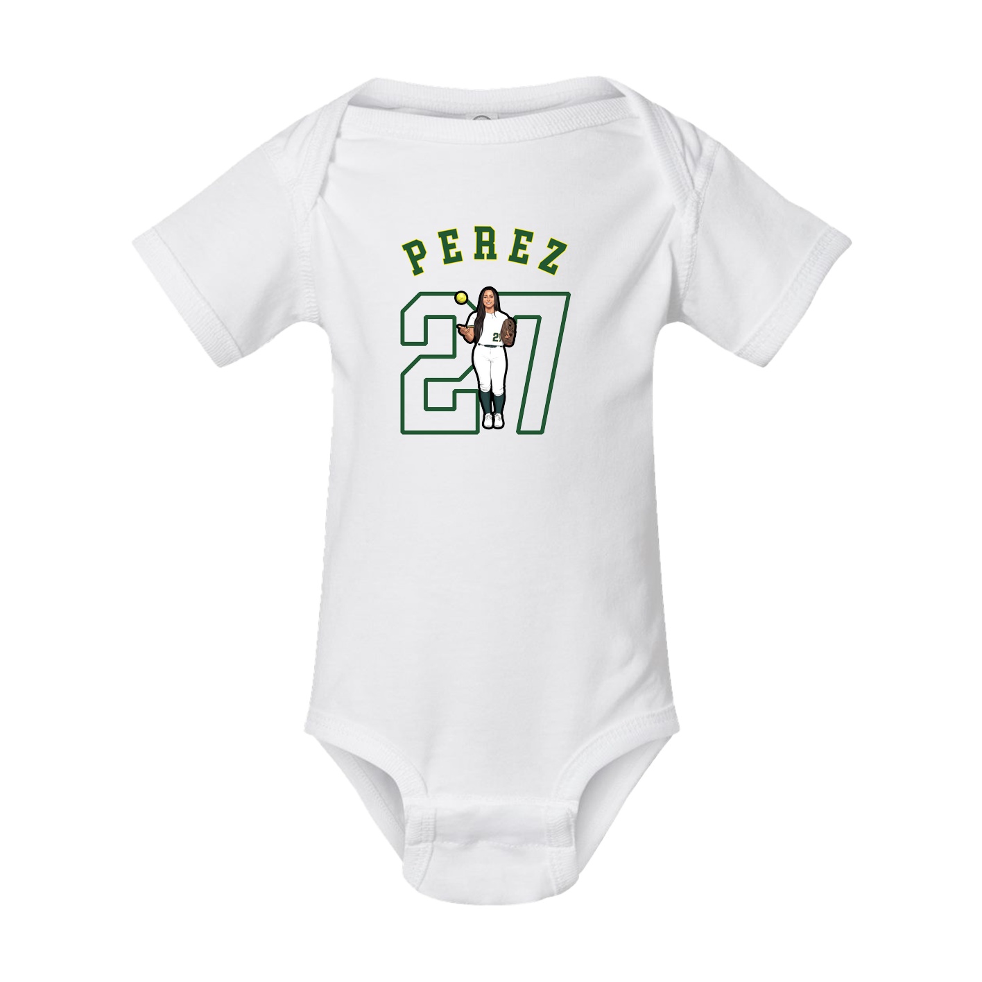 Baby Onesie — Shirsey Arch in White