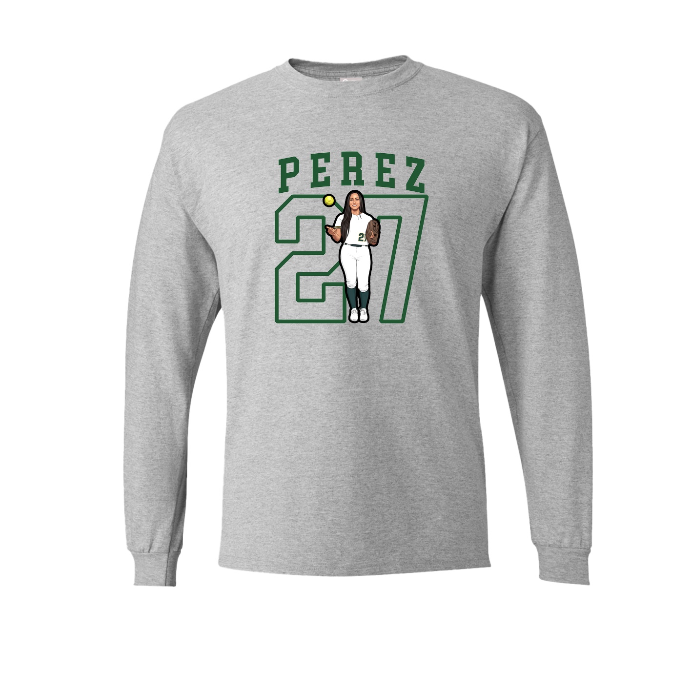 Long Sleeve Tee — Shirsey in Grey