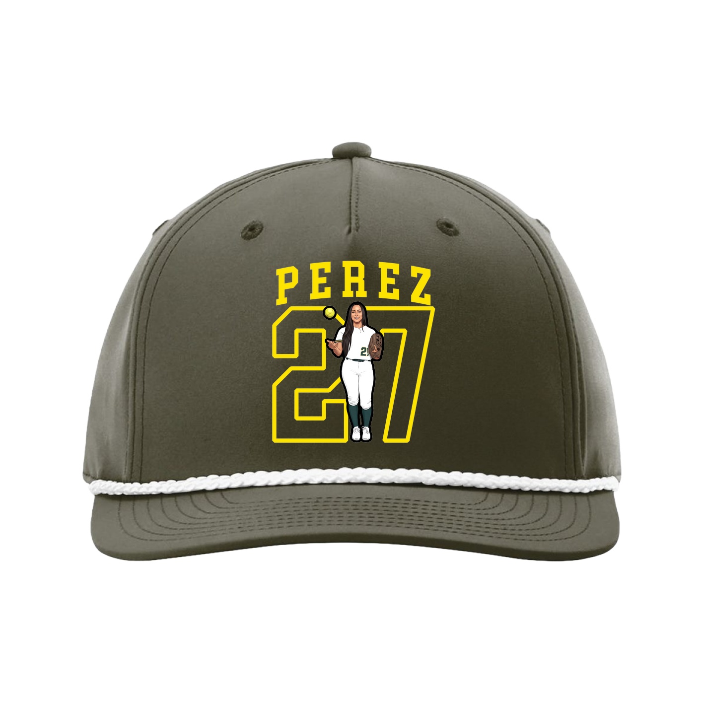 Five-Panel Classic Rope Cap — Shirsey in Green