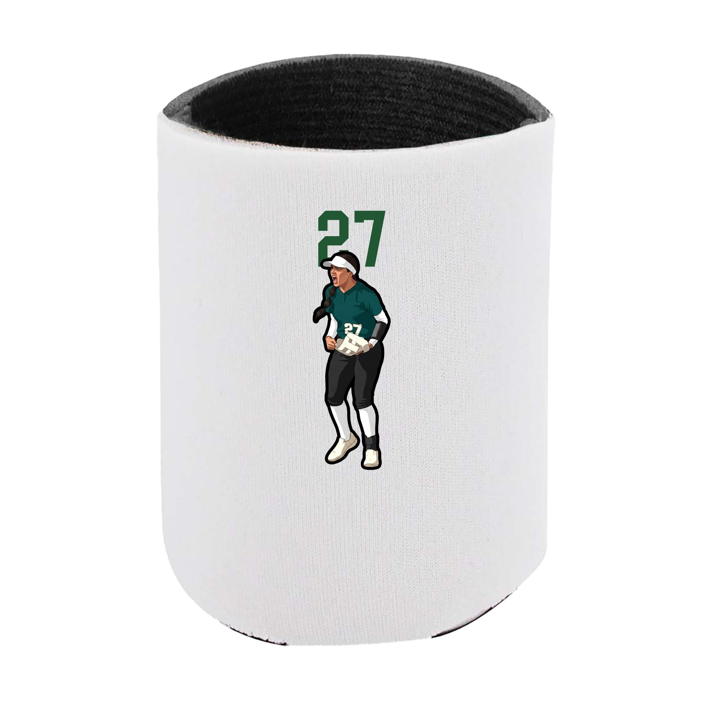 Can Holder — Number Top in White