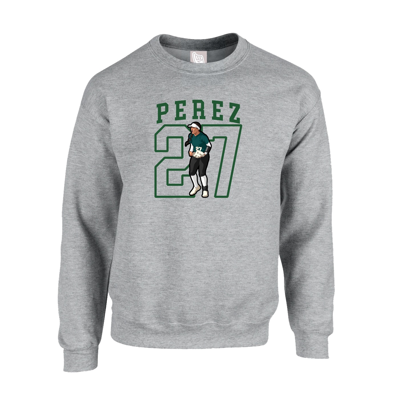 Fleece Crew — Shirsey in Grey
