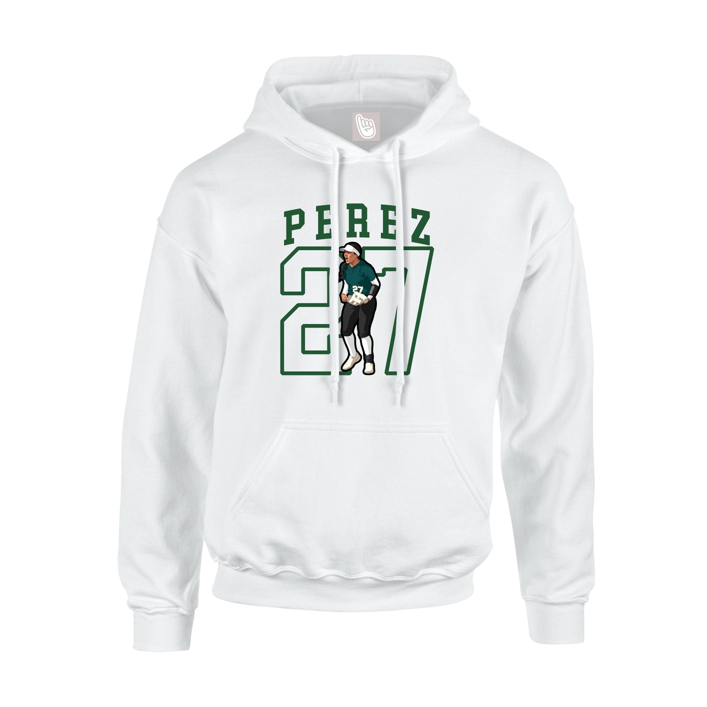 Youth Hoodie — Shirsey in White