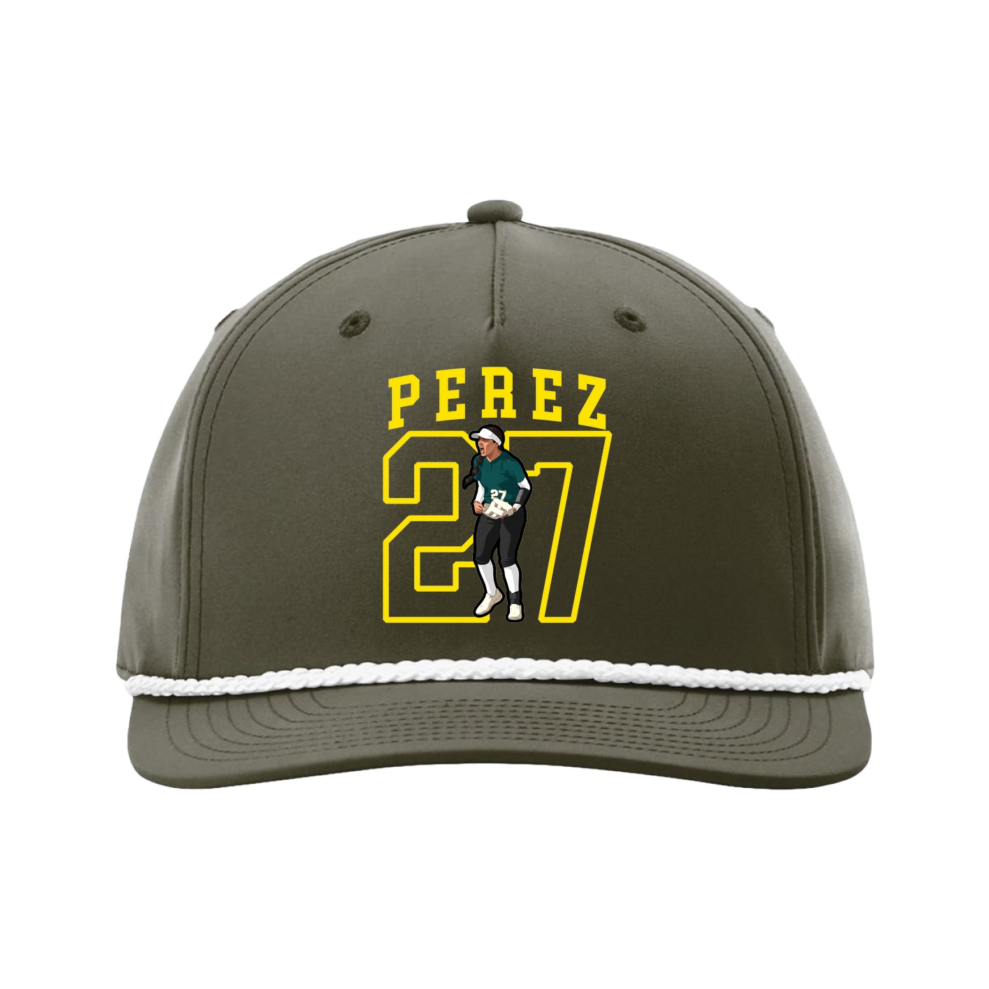 Five-Panel Classic Rope Cap — Shirsey in Green