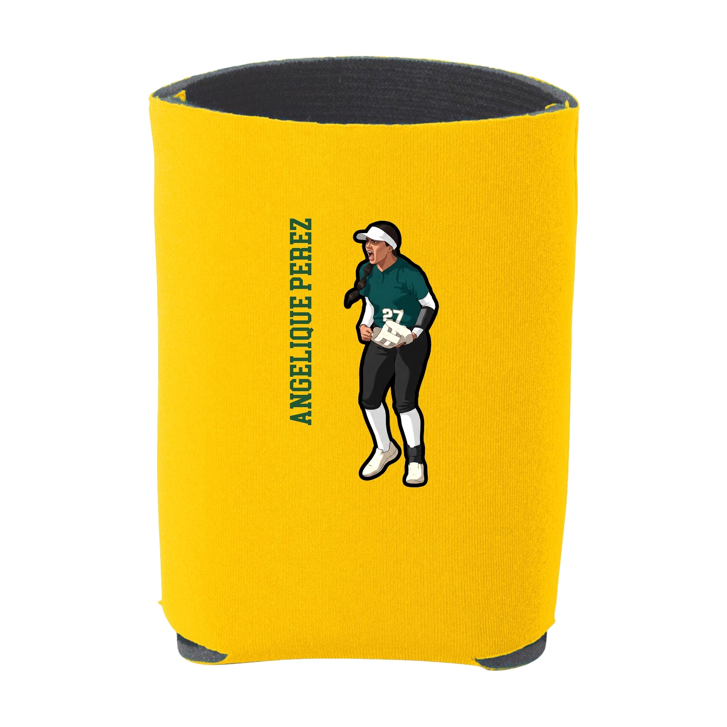 Can Holder — Name Vertical in Yellow