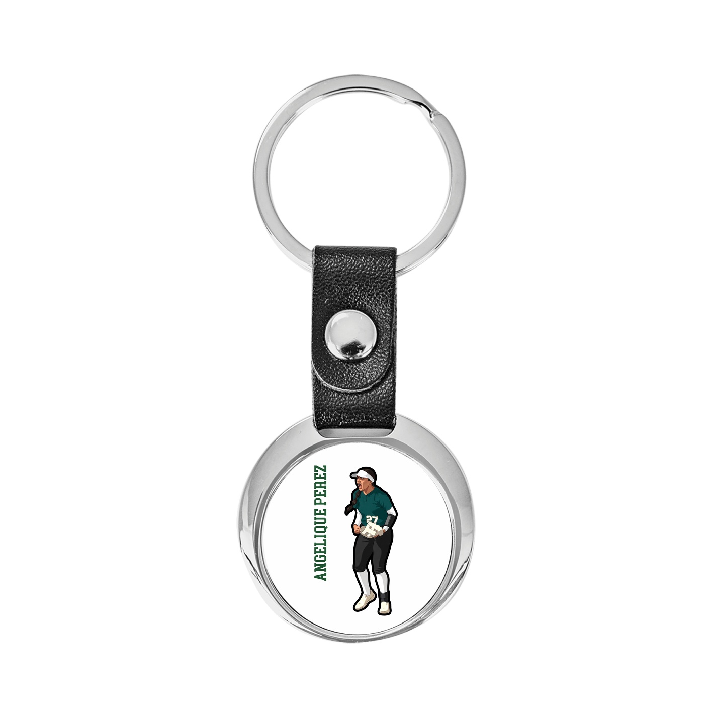 Key Chain — Name Vertical in Classic