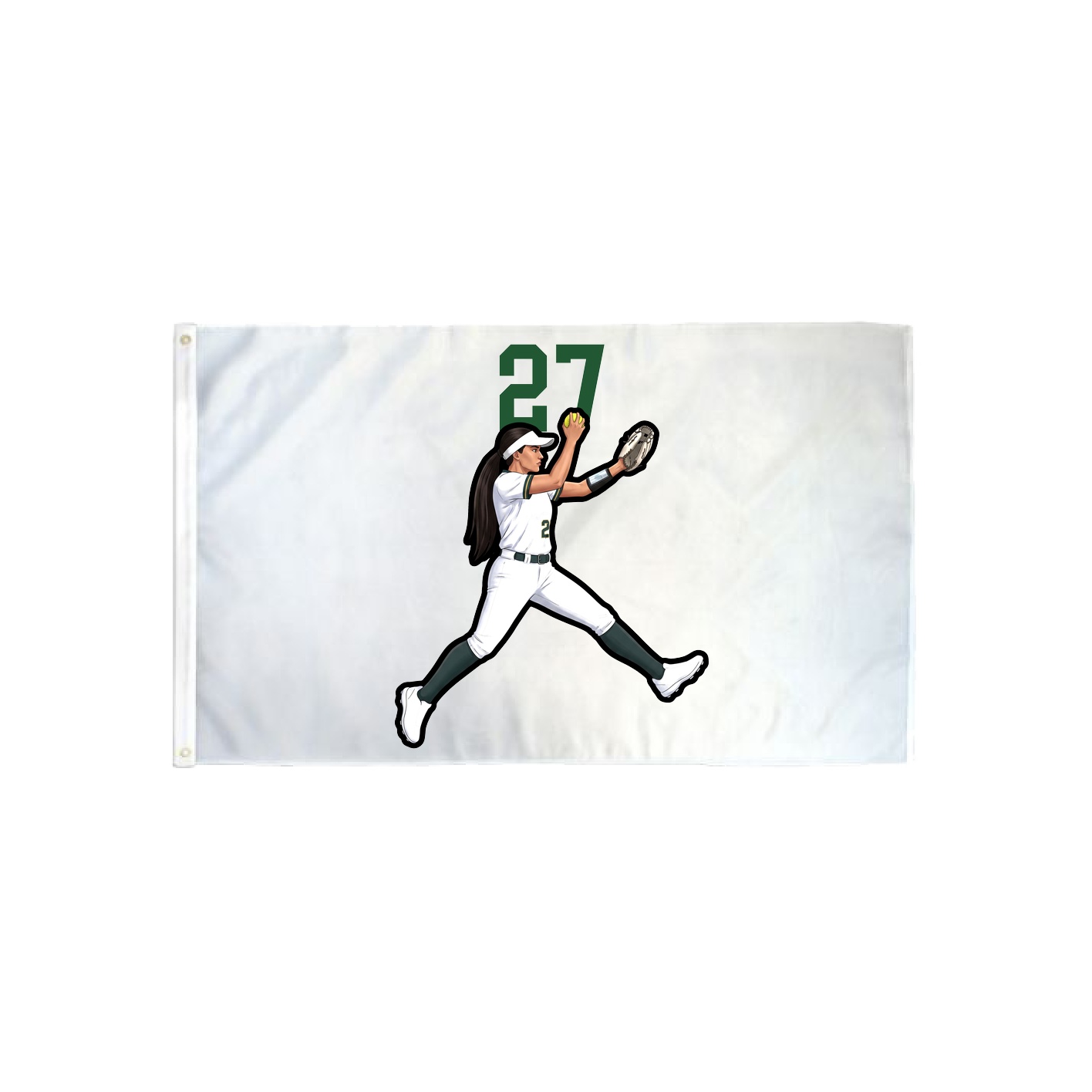 3x5 Flag — Number Top in Classic