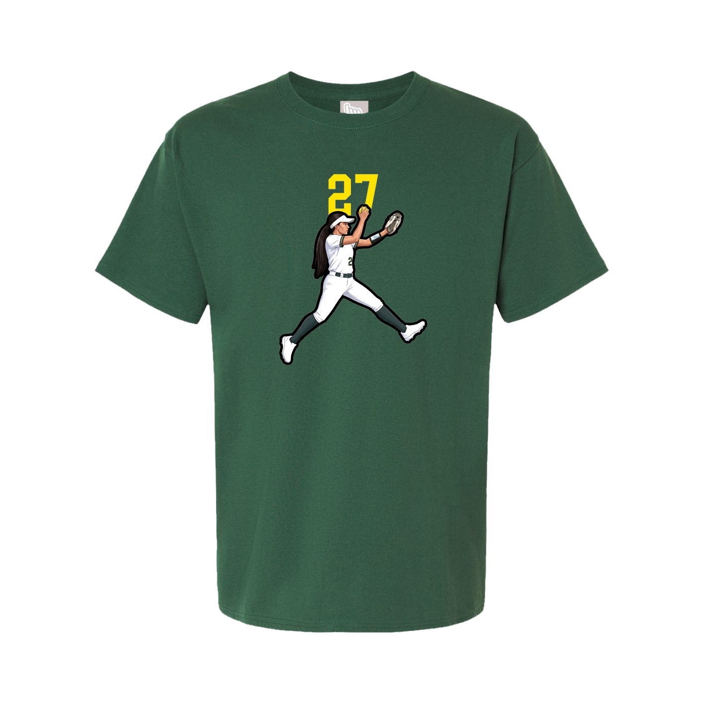 Tee — Number Top in Green