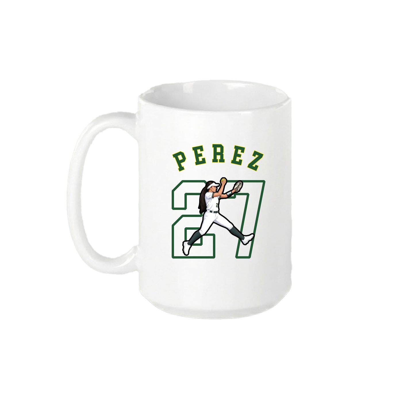 15oz Coffee Mug — Shirsey Arch in White