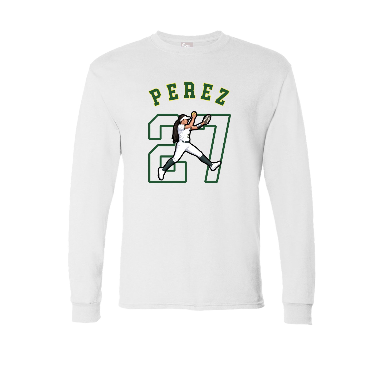 Long Sleeve Tee — Shirsey Arch in White