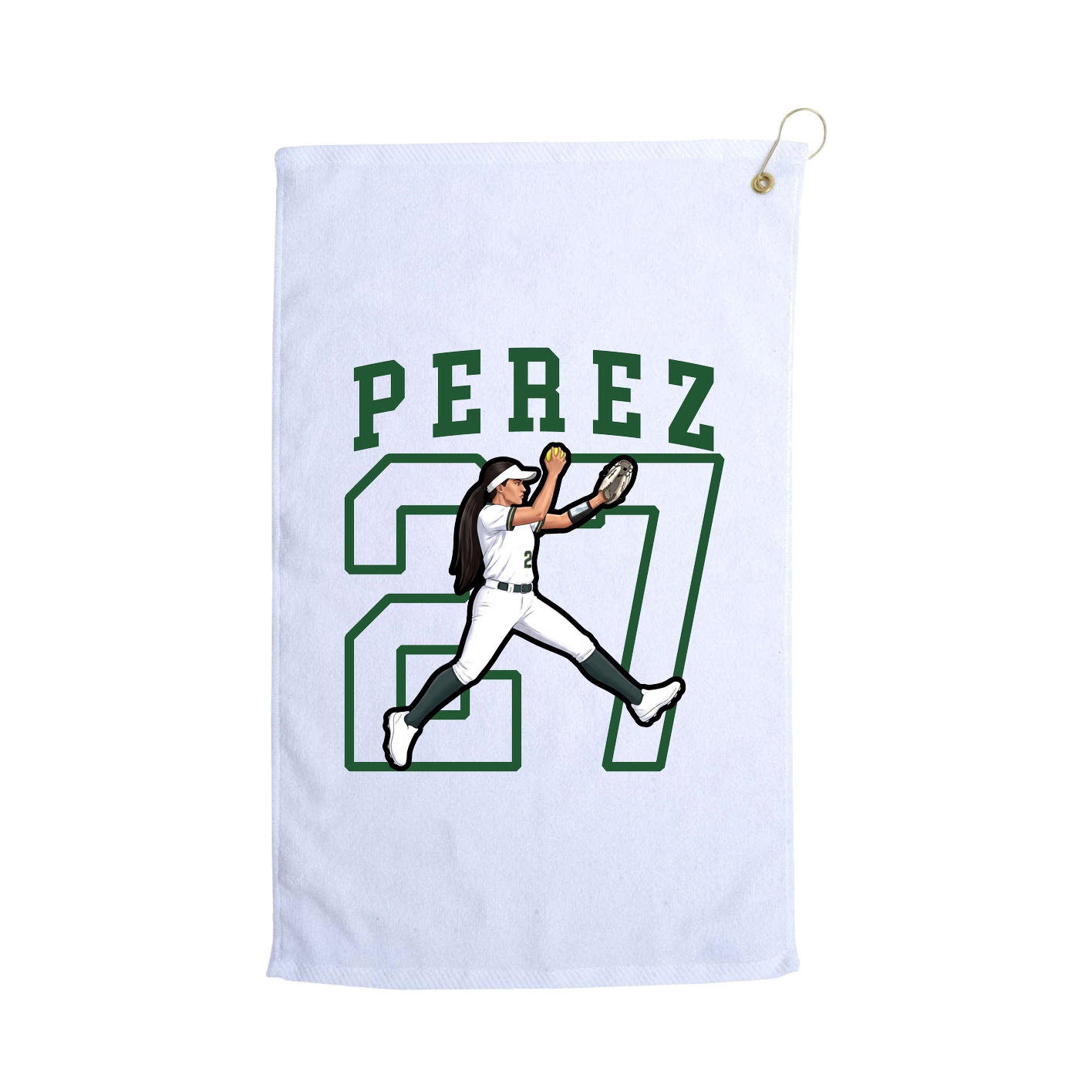 Golf Towel — Shirsey in White
