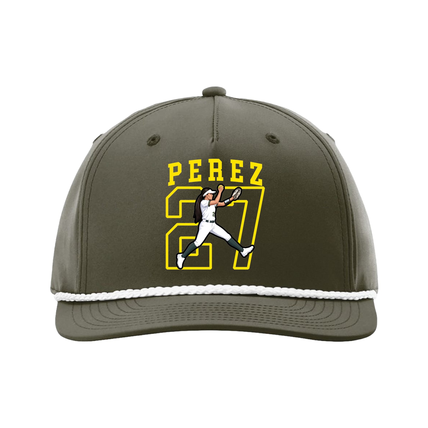 Five-Panel Classic Rope Cap — Shirsey in Green