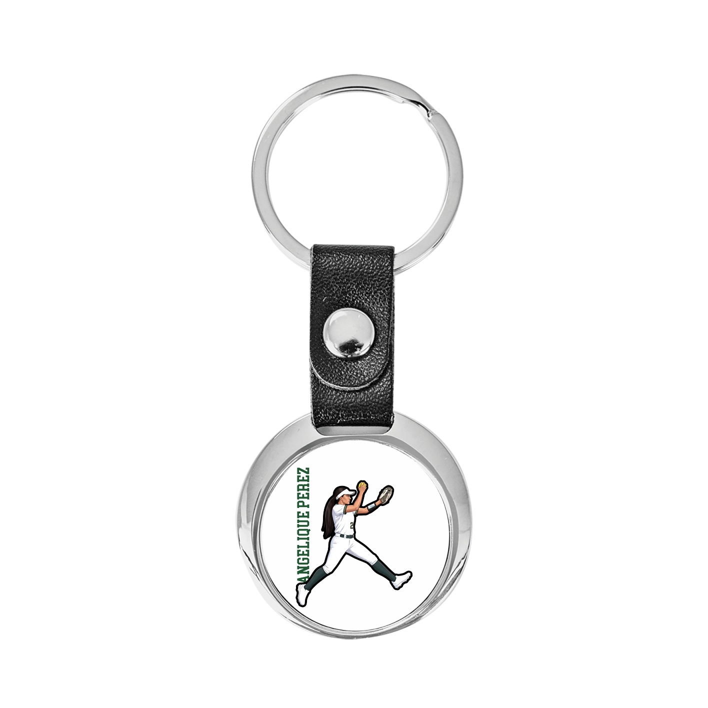 Key Chain — Name Vertical in Classic