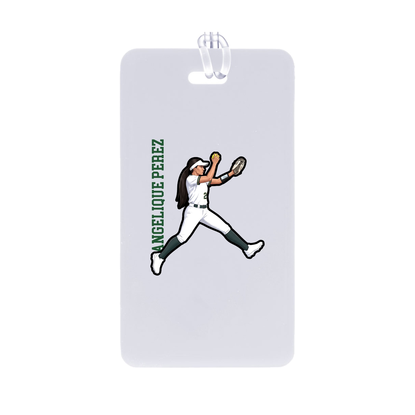 Bag Tag — Name Vertical in Classic