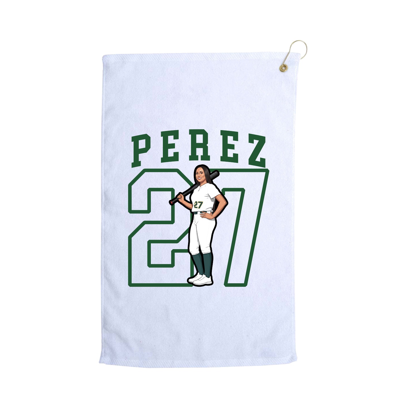 Golf Towel — Shirsey in White