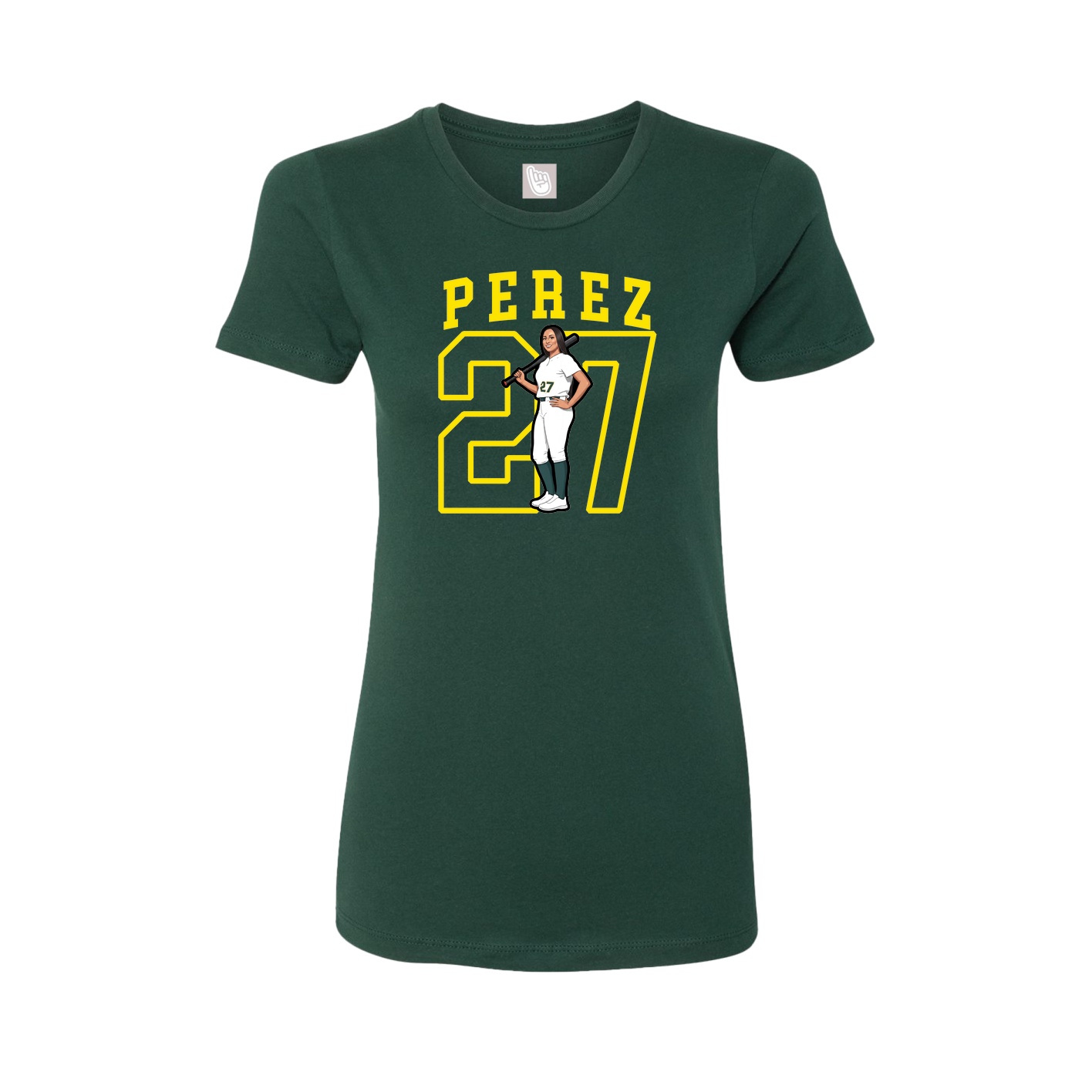 Fitted Women's Tee — Shirsey in Green