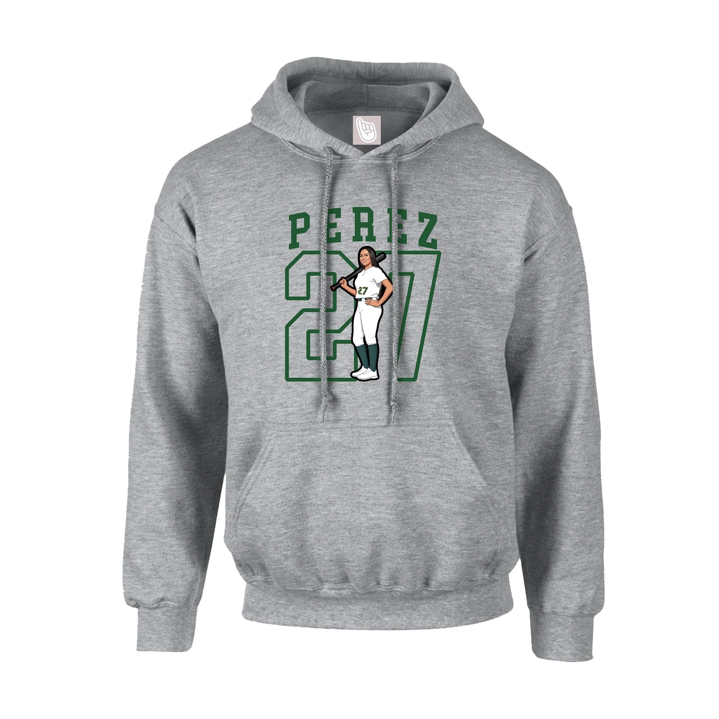 Hoodie — Shirsey in Grey