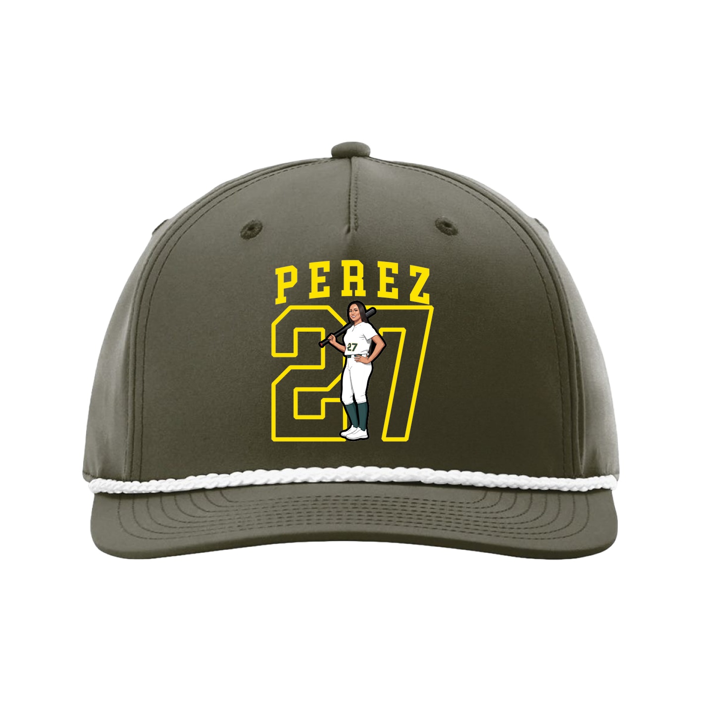 Five-Panel Classic Rope Cap — Shirsey in Green
