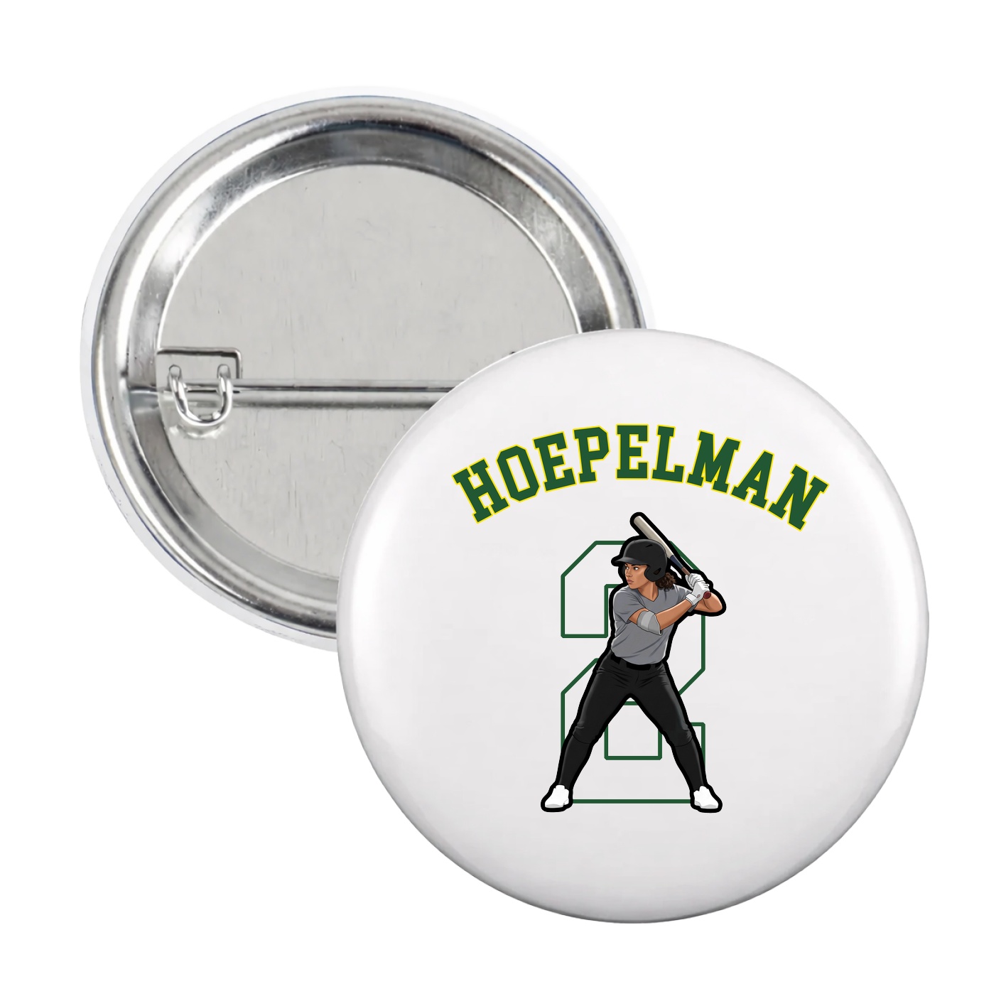 Game Day Button — Shirsey Arch in White