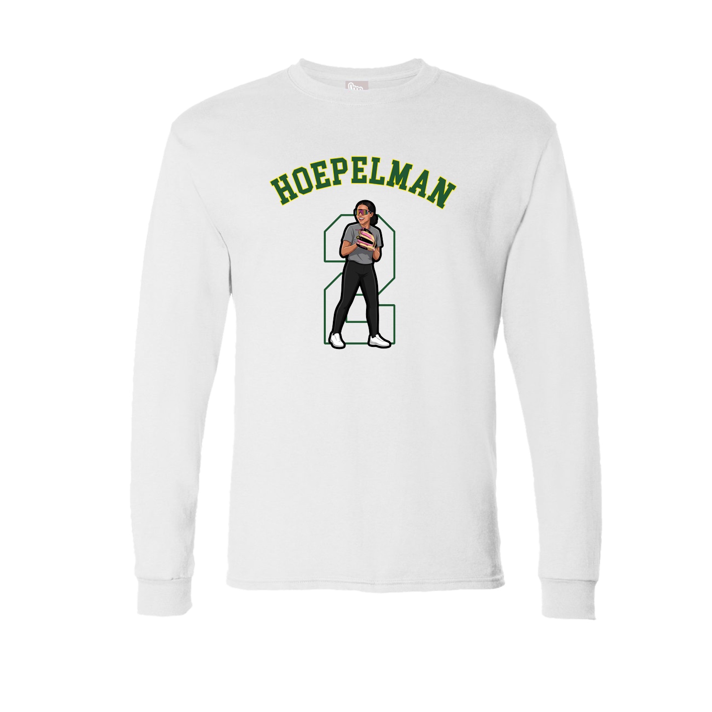 Long Sleeve Tee — Shirsey Arch in White