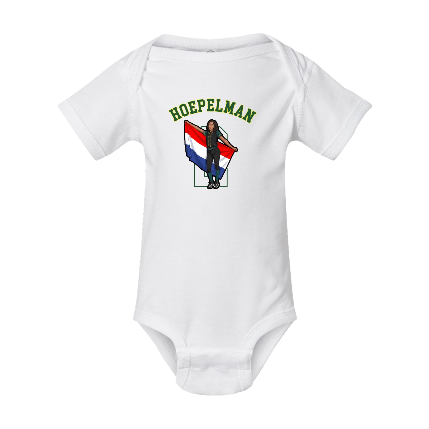Baby Onesie — Shirsey Arch in White