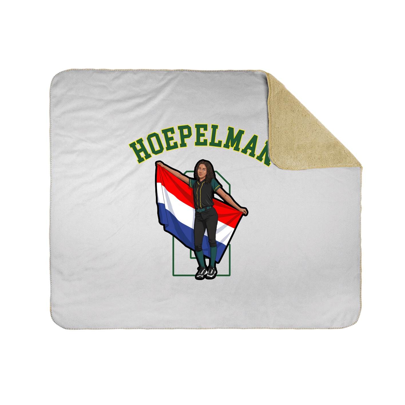 Throw Blanket — Shirsey Arch in White