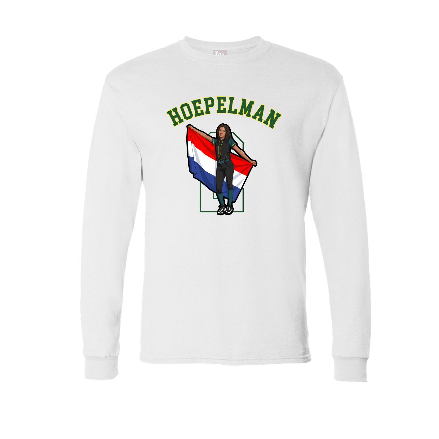 Long Sleeve Tee — Shirsey Arch in White